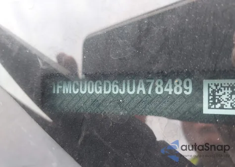 2018 Ford Escape Se from USA, damaged, VIN 1FMCU0GD6JUA78489